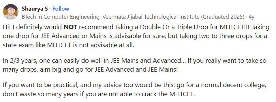Shaurya S, a 2025 B.Tech Graduate from VJTI,
