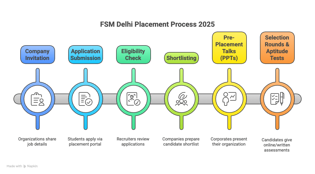FSM Delhi Placement Process