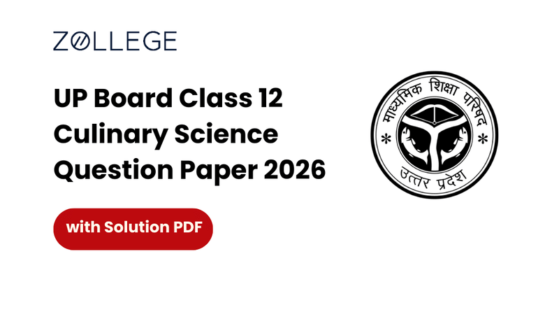 UP Board Class 12 Culinary Science Question Paper 2026 with Solution Pdf