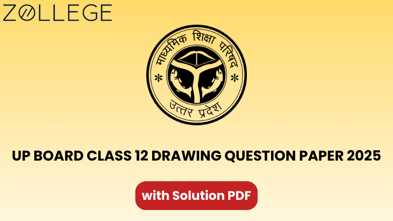 UP Board Class 12 Drawing Question Paper 2025 with Solution