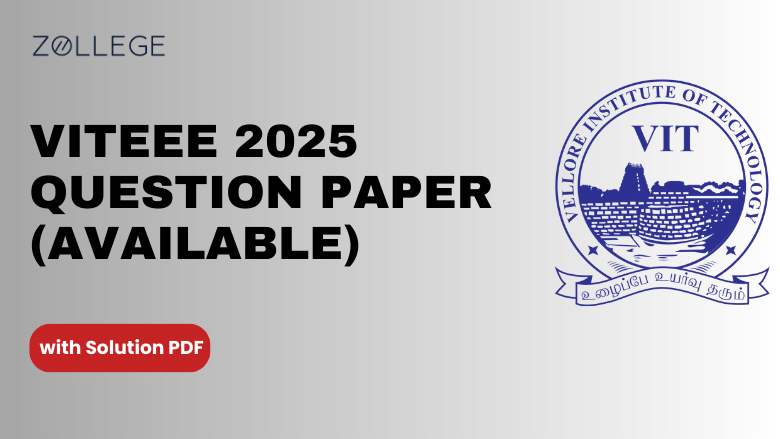 VITEEE 2025 Question Paper: Download Question Paper with Solution PDF