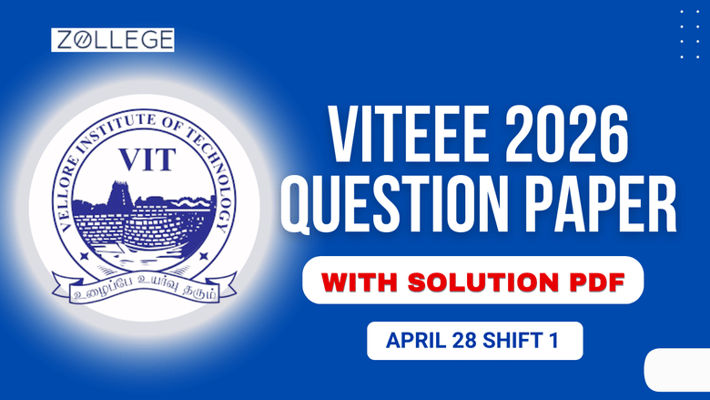 VITEEE 2026 Question Paper April 28 Shift 1 with Solution Pdf