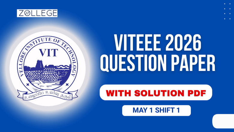 VITEEE 2026 Question Paper May 1 Shift 1 with Solution Pdf