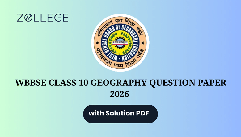 WBBSE Class 10 Geography Question Paper 2026 with Solution Pdf