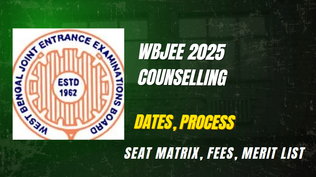 WBJEE 2025 Counselling