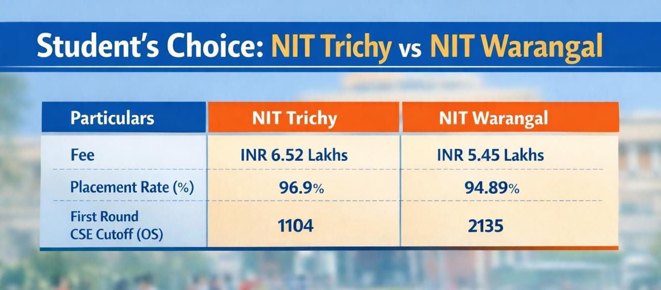 NIT Trichy vs NIT Warangal