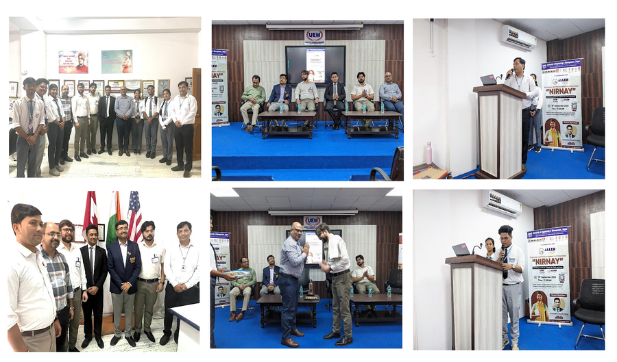 IPS Officer Mr. Rishabh Trivedi Inspires Aspirants at UEM Jaipur about Civil Services Careers