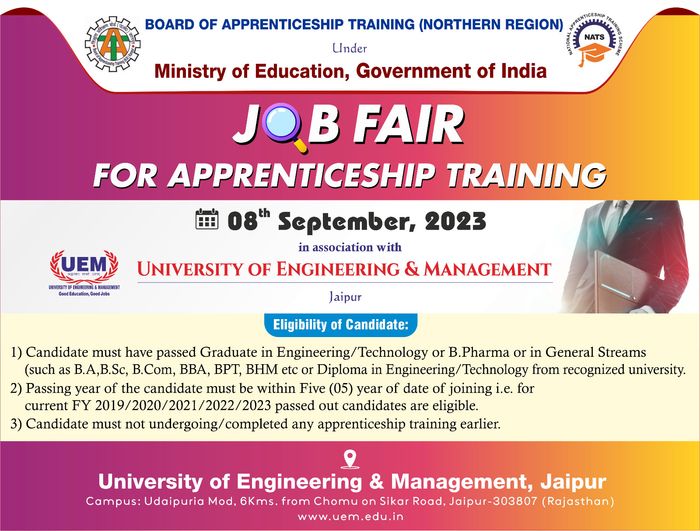 UEM Jaipur Job Fare