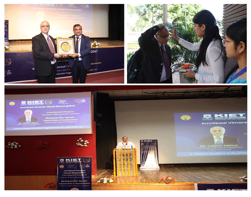 KIET Organized an Expert Talk as Part of Amrit Kaal Vimarsh Vikasit Bharat @2047