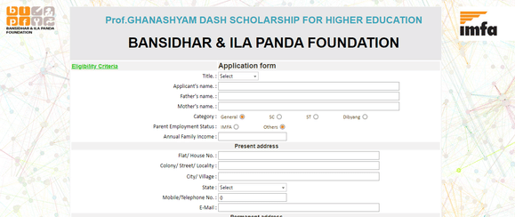 application form
