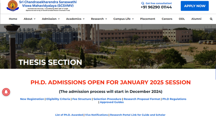 Admission Notice