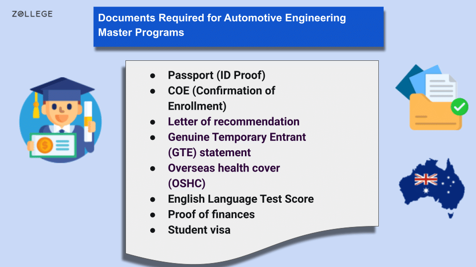 Masters in Automobile Engineering in Australia Top Universities