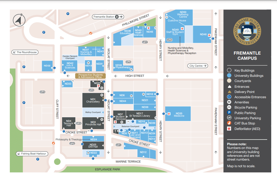 The University of Notre Dame Admissions Address, Highlights, Entry