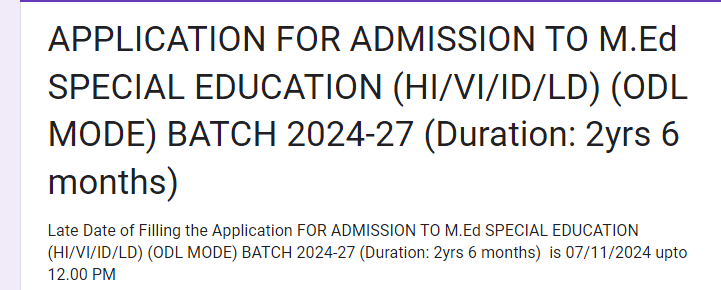 online application