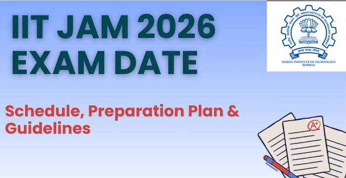 IIT JAM 2026 important dates