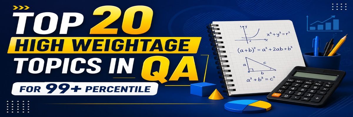 Top 20 High Weightage Topics in QA for 99+ Percentile