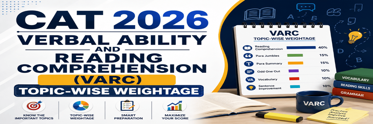 CAT 2026 VARC Topic-wise Weightage