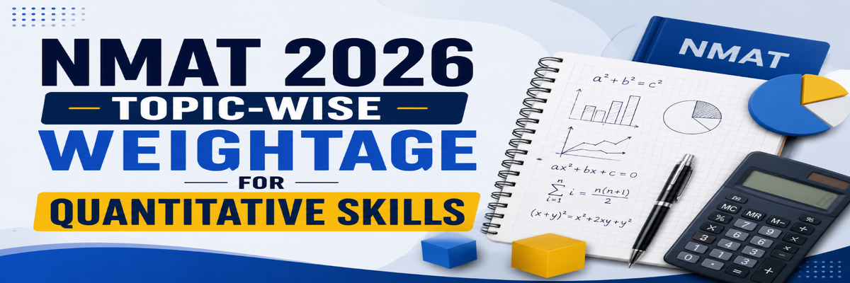 NMAT 2026 Topic-Wise Weightage for Quantitative Skills