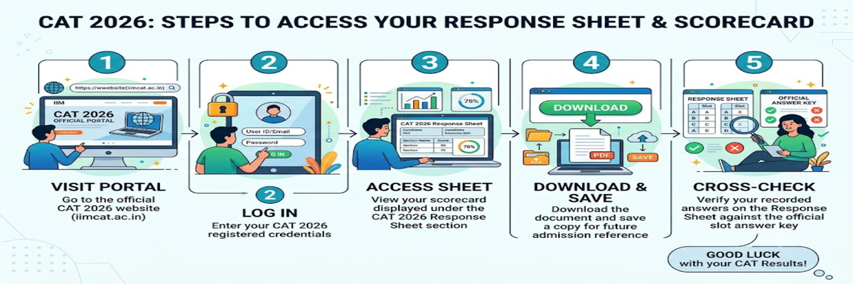 How to Download CAT 2026 Response Sheet?