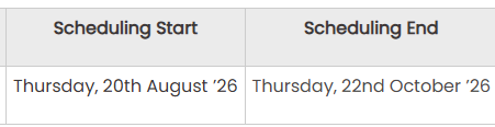 NMAT 2026 Exam Scheduling Dates