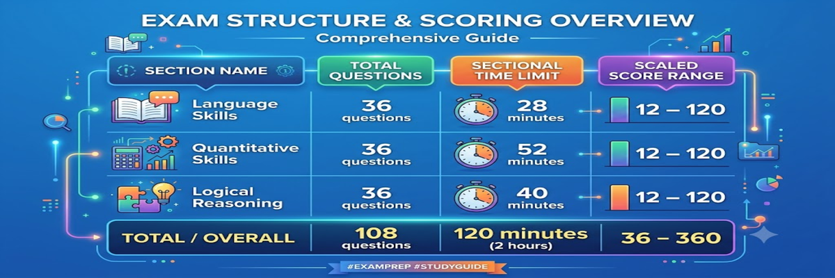 NMAT 2026 Exam Day- Sectional Exam Timings