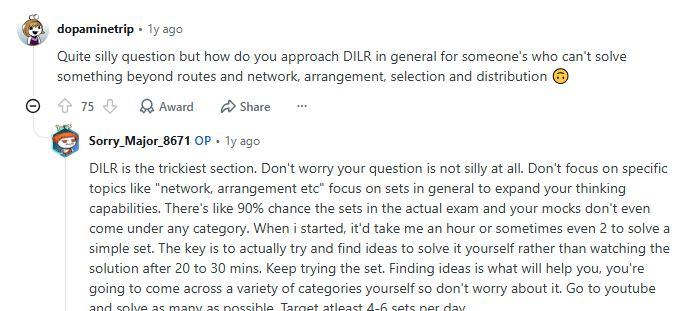 CAT 2026 DILR Syllabus- Reddit