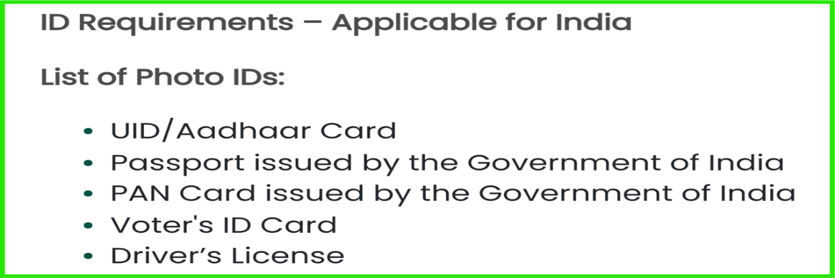 NMAT 2026 Exam Day- Documents Required