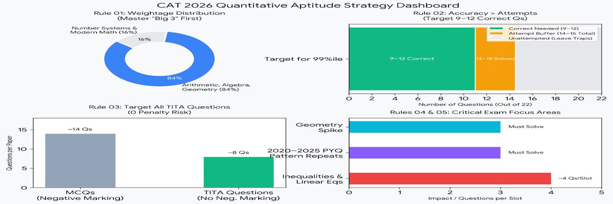 CAT last 5 years analysis-Quantitative section Preparation Strategy