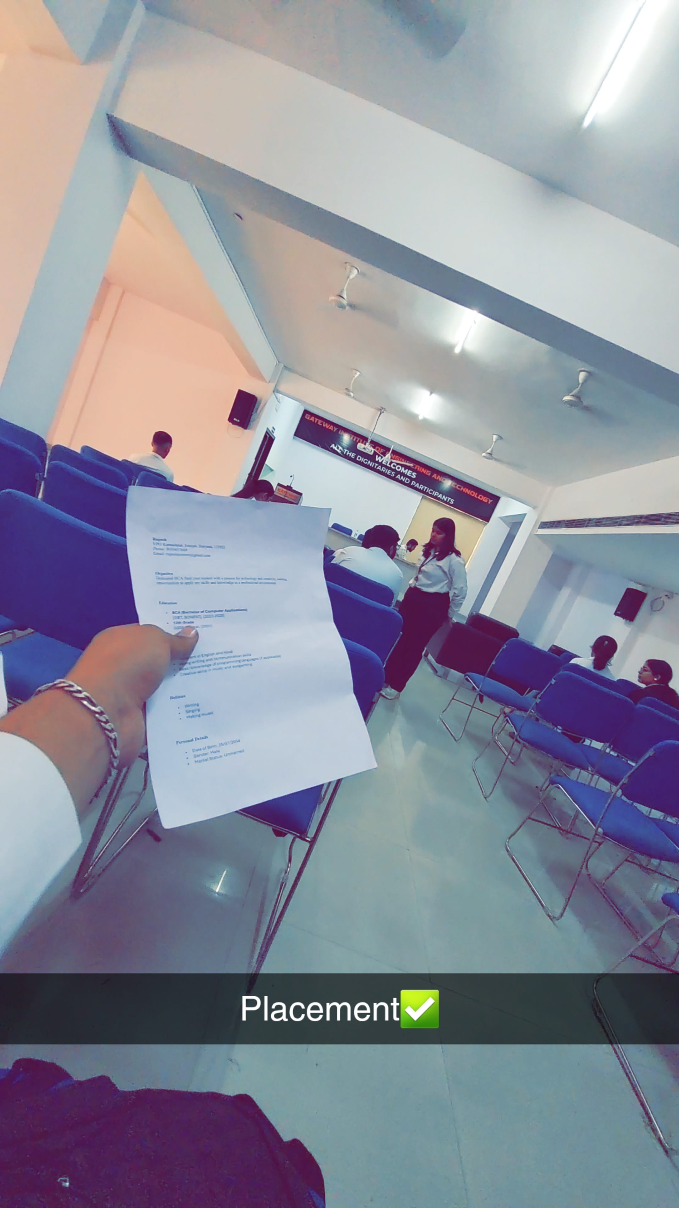 Gateway Institute of Engineering and Technology Sonepat Auditorium photo (1) by Rupesh Verma